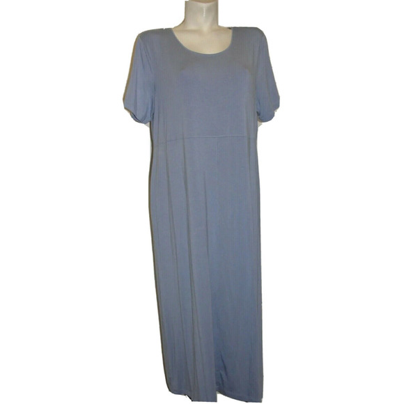 New FREELANCE Women's Size XL X-Large Blue SS the Modal Difference Dress NWT - Picture 1 of 5